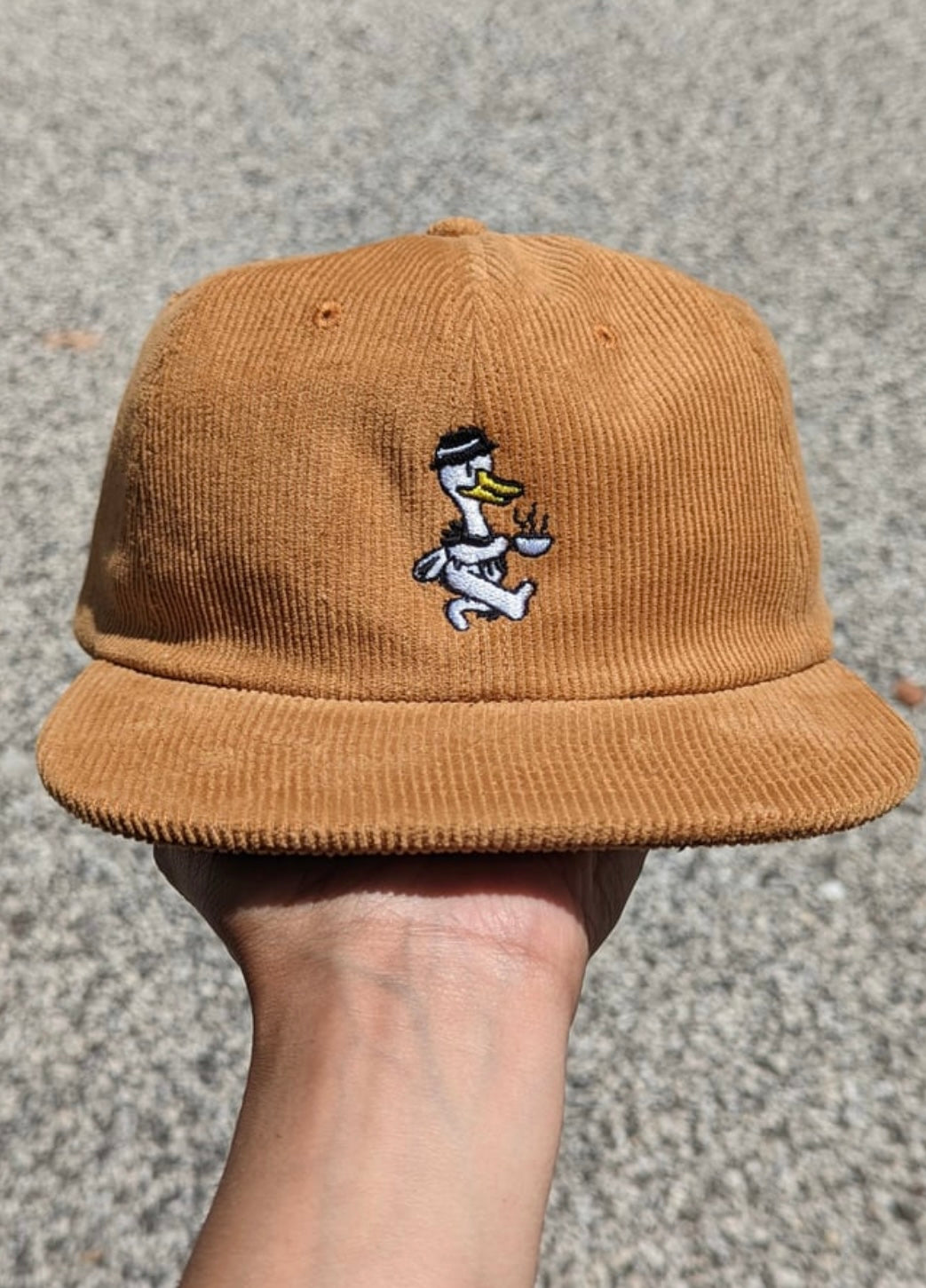 Rust corduroy - dead hot tea hat