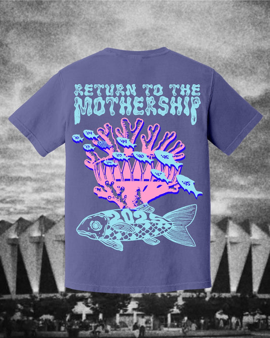 Return to the mothership tee (preorder - will ship before Hampton)
