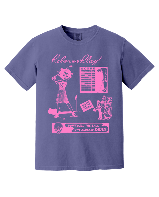 Relax & Play Purp & Pink Tee
