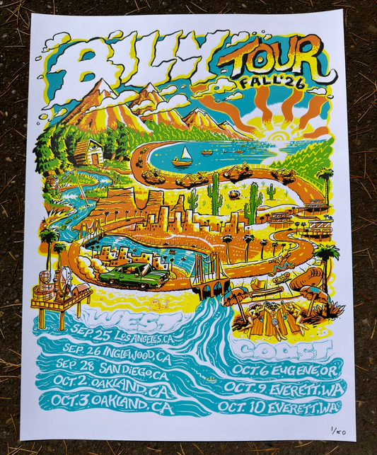 West Coast Strings Tour Poster